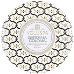 Gardenia Colonia - 3 Wick Tin Candle