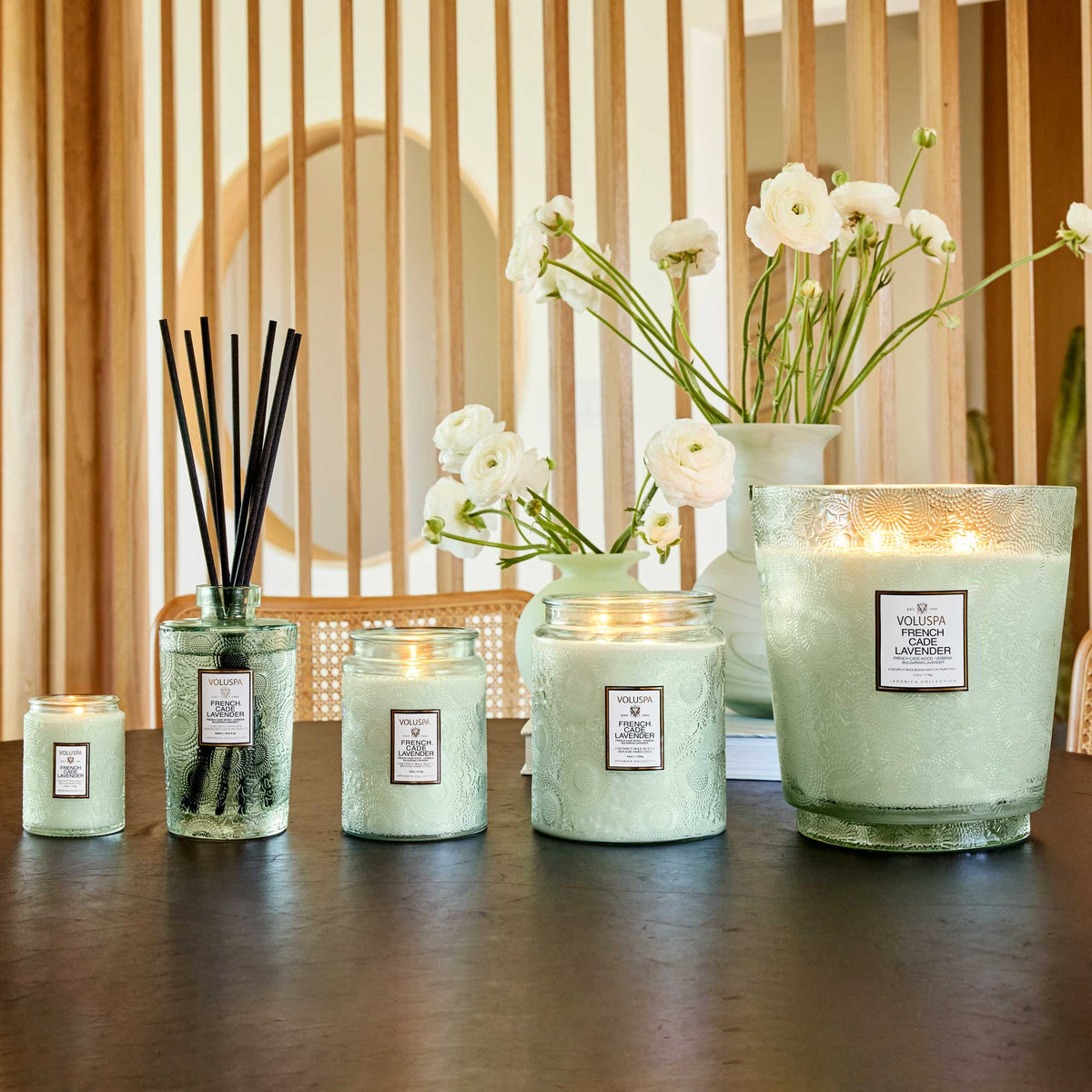 French Cade Lavender | Luxe Reed Diffuser | VOLUSPA