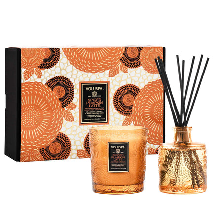Spiced Pumpkin Latte - Demi Candle & Diffuser Gift Set