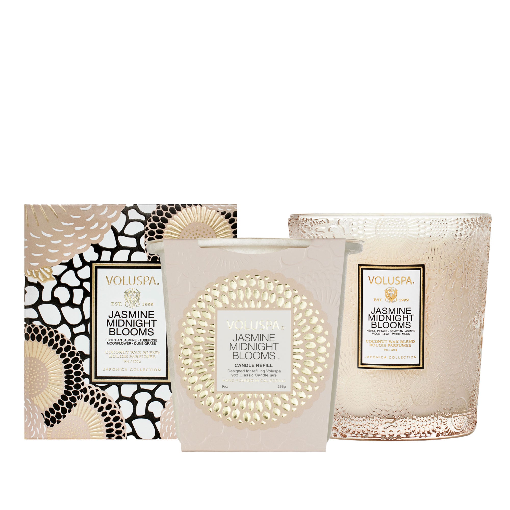 Jasmine Midnight Blooms - Classic Candle & Refill