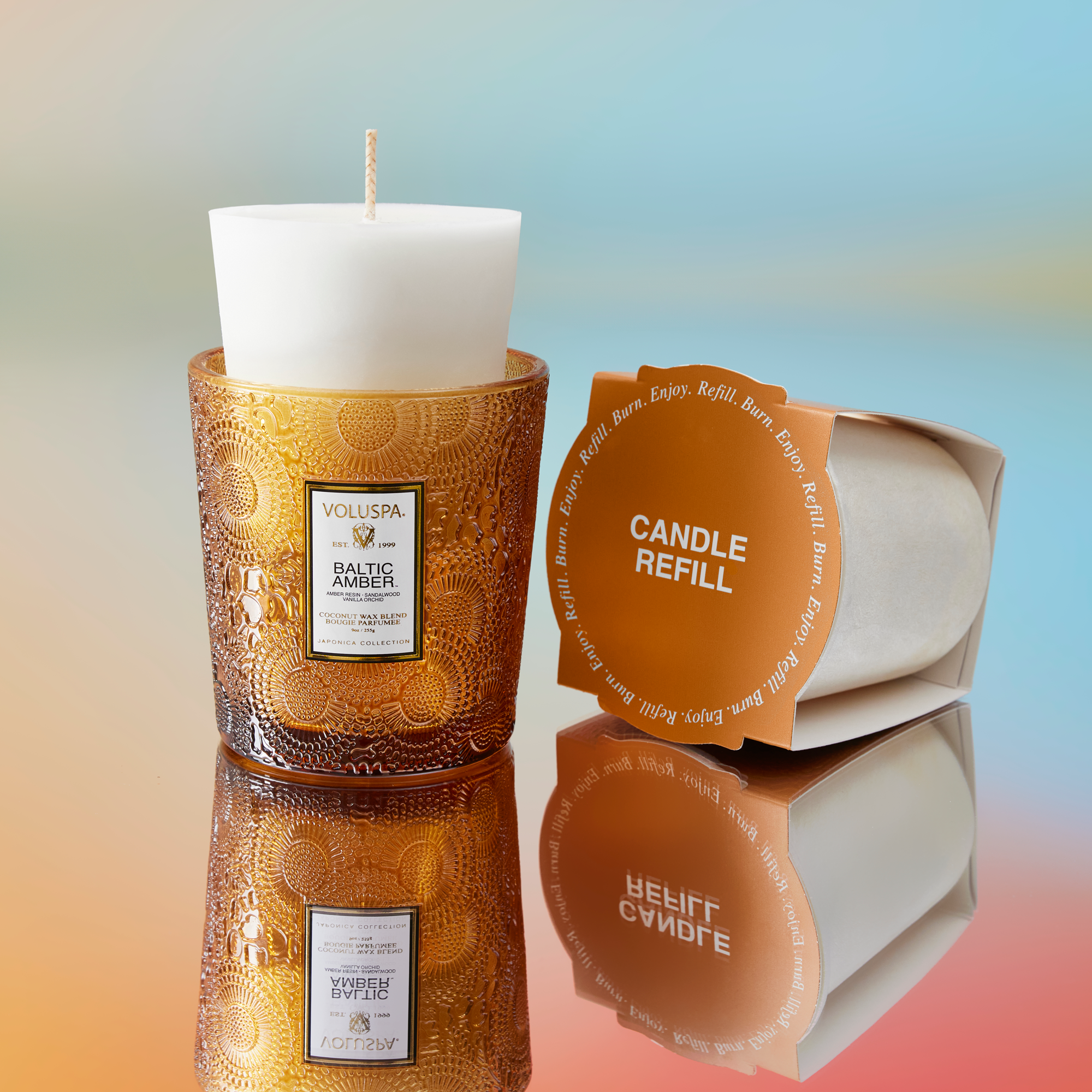 Baltic Amber - Classic Candle & Refill