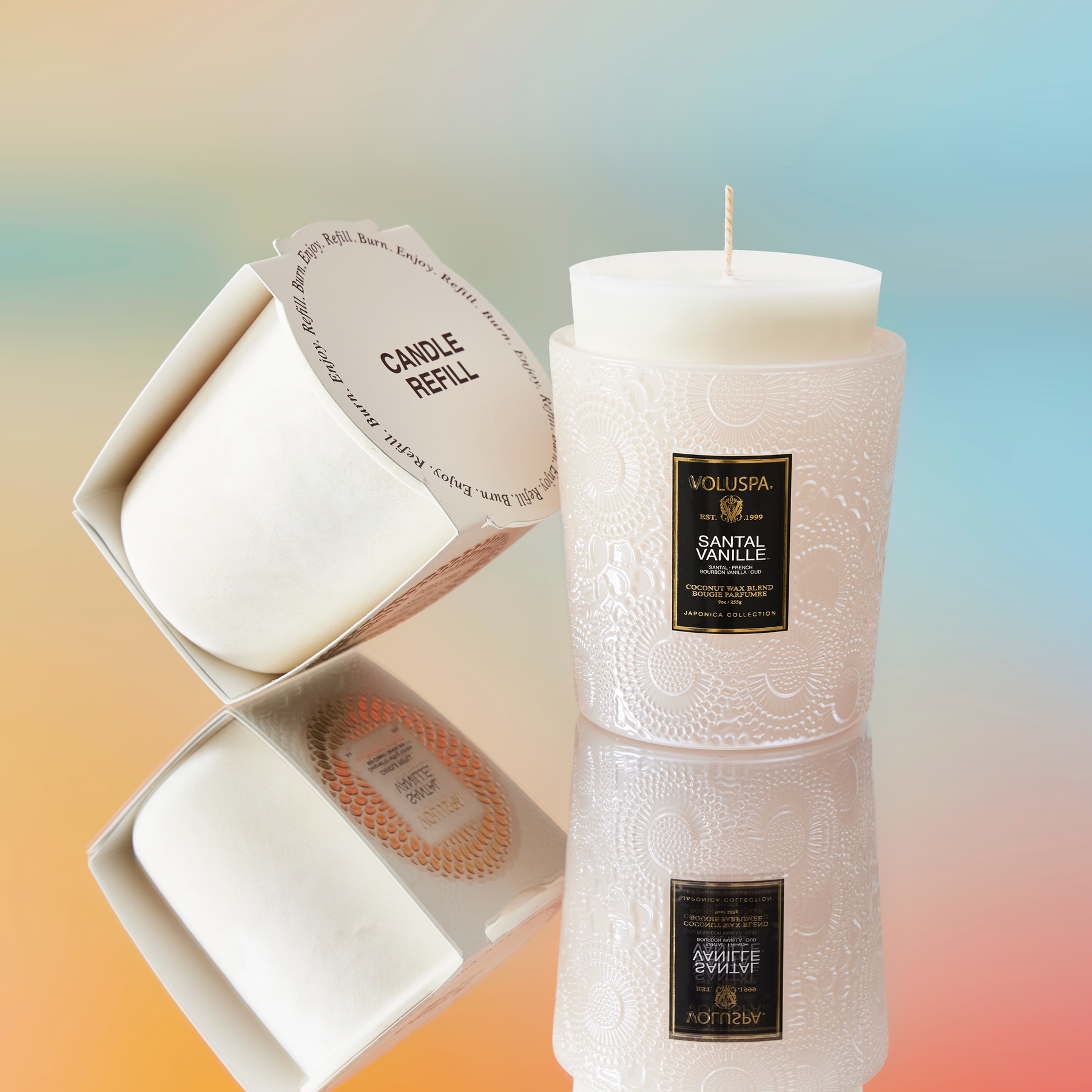 Santal Vanille - Classic Candle & Refill