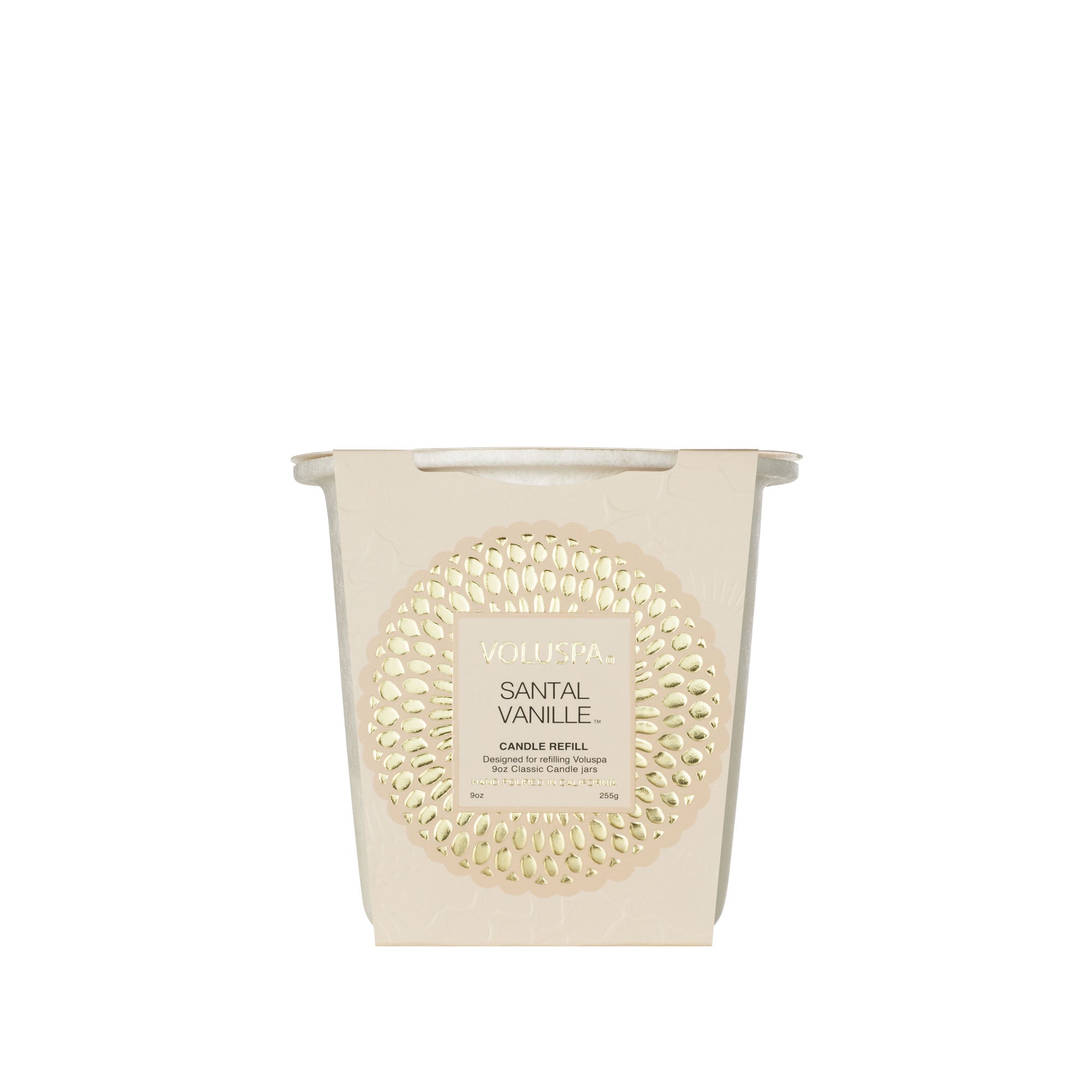 Santal Vanille Classic Candle Refill VOLUSPA