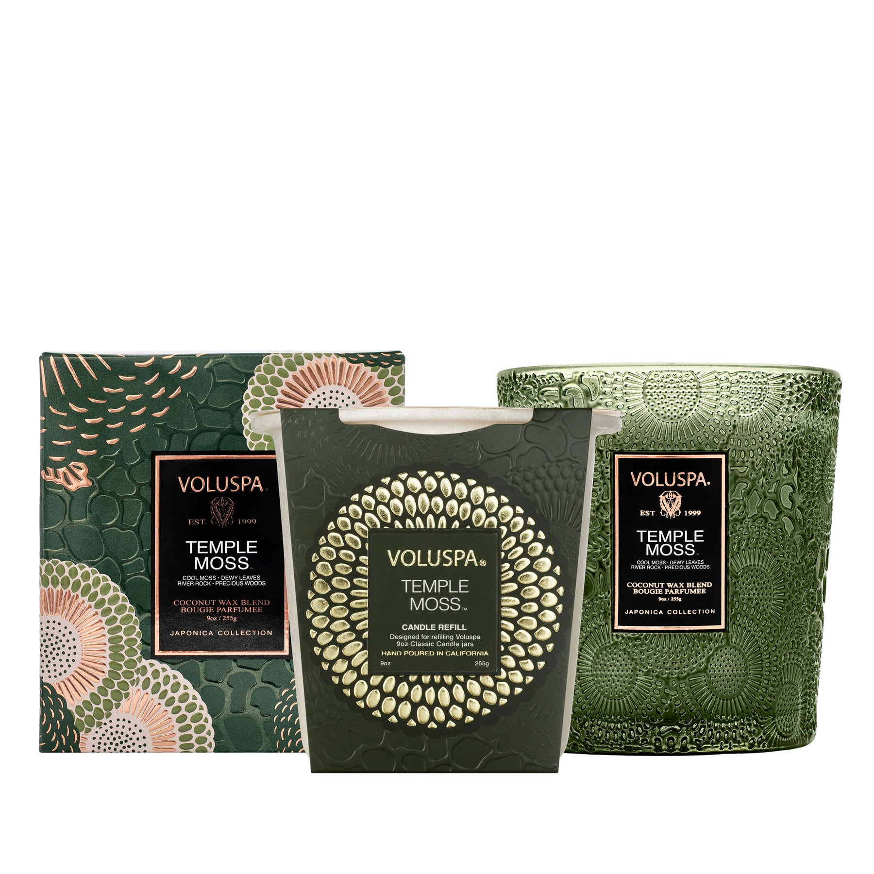 Temple Moss - Classic Candle & Refill