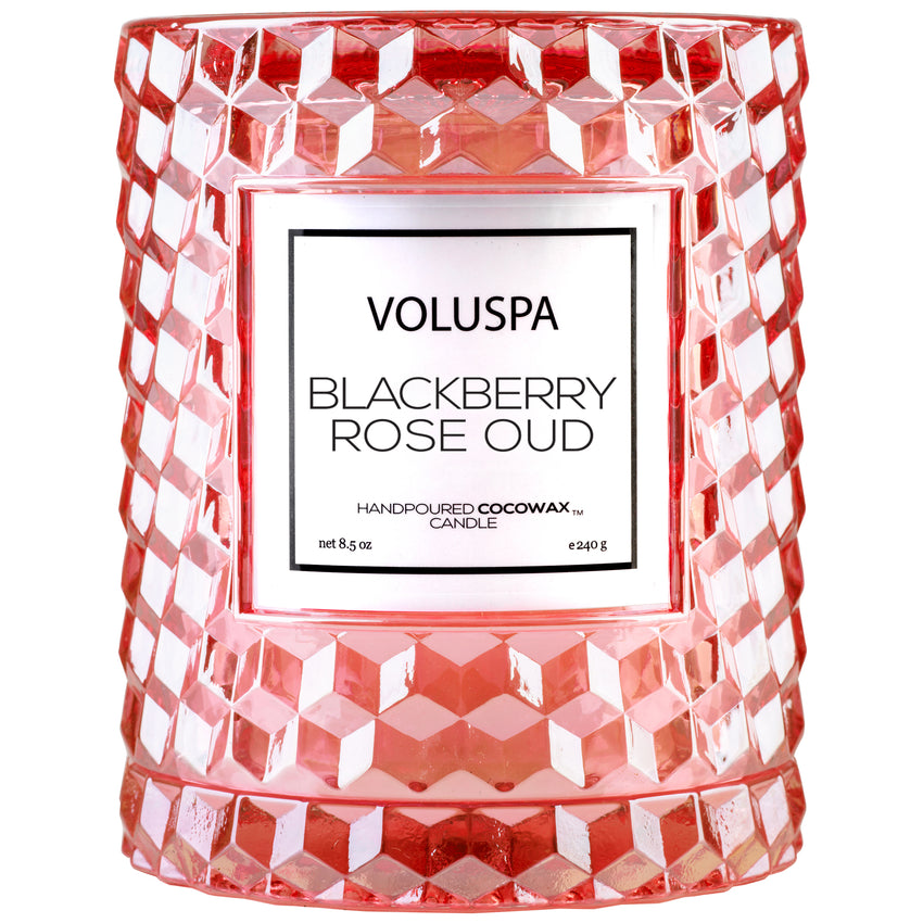 Blackberry Rose Oud - Cloche Candle