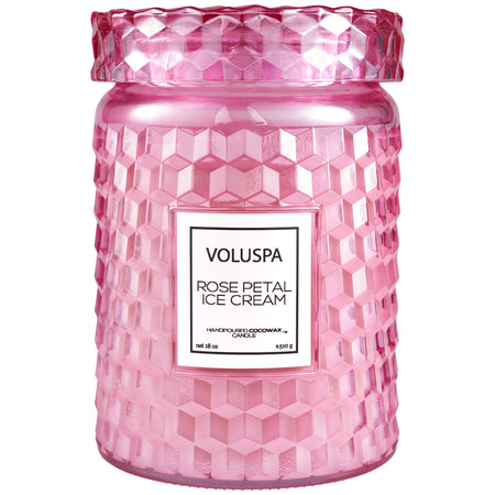 Rose Petal Ice Cream - Large Jar Candle