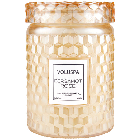 Bergamot Rose - Large Jar Candle
