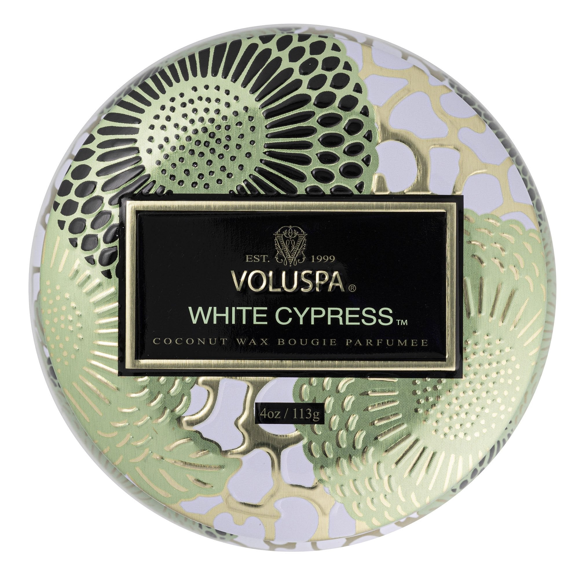 White Cypress - Mini Tin Candle