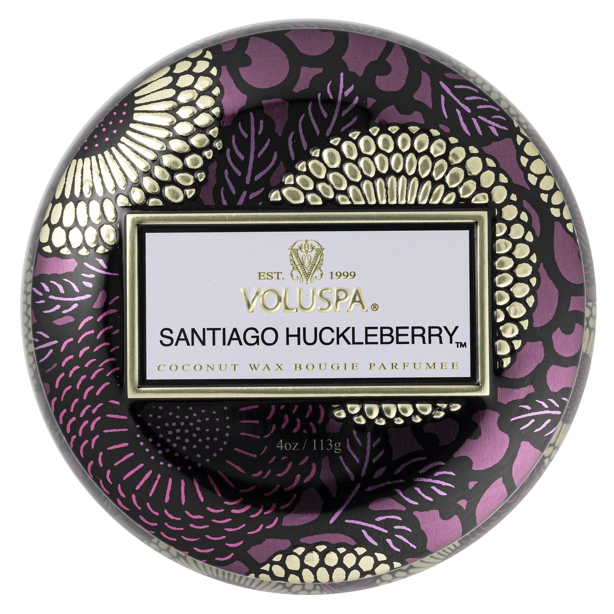 Santiago Huckleberry - Mini Tin Candle