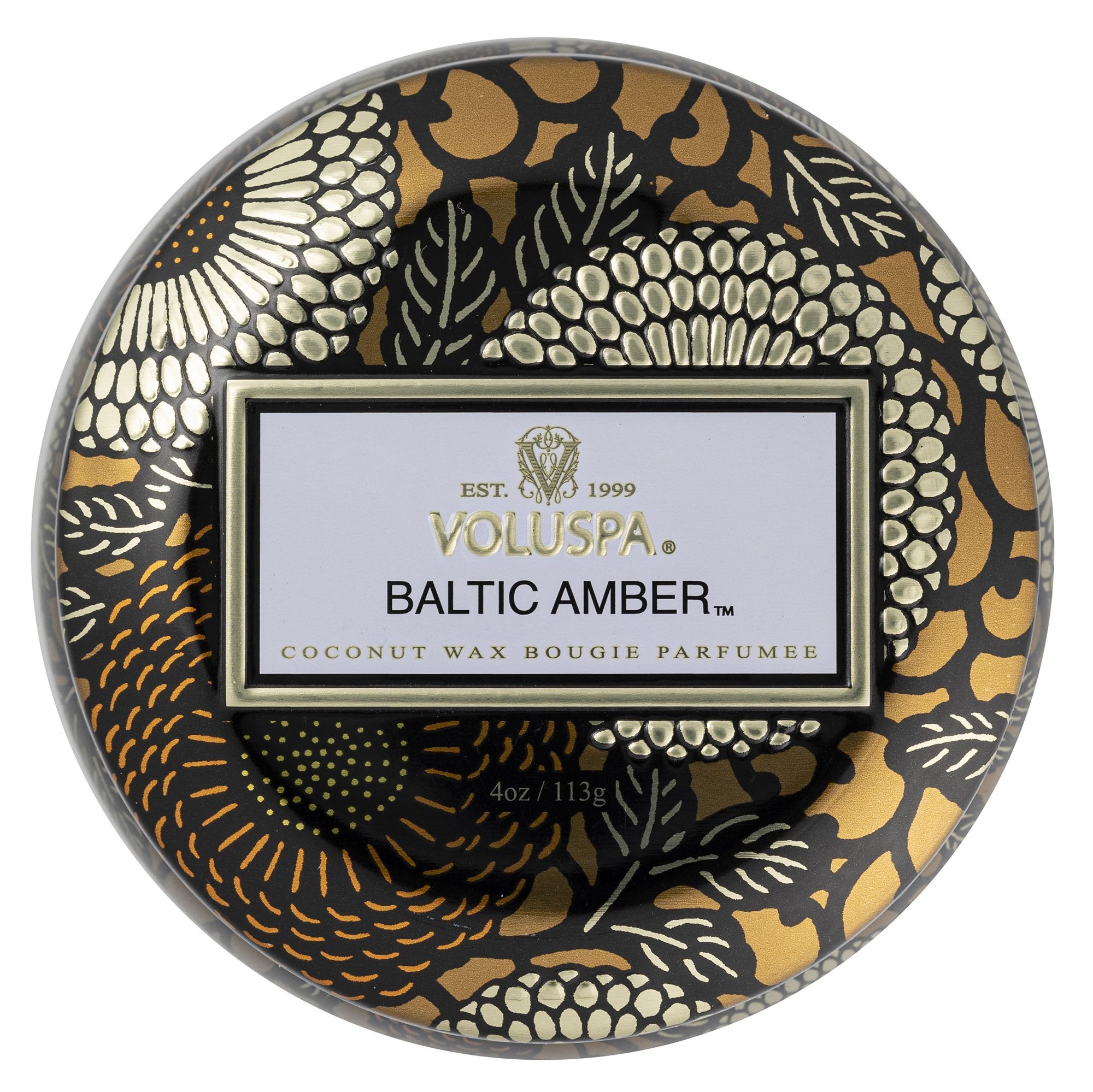 Baltic Amber | Mini Tin Candle | VOLUSPA