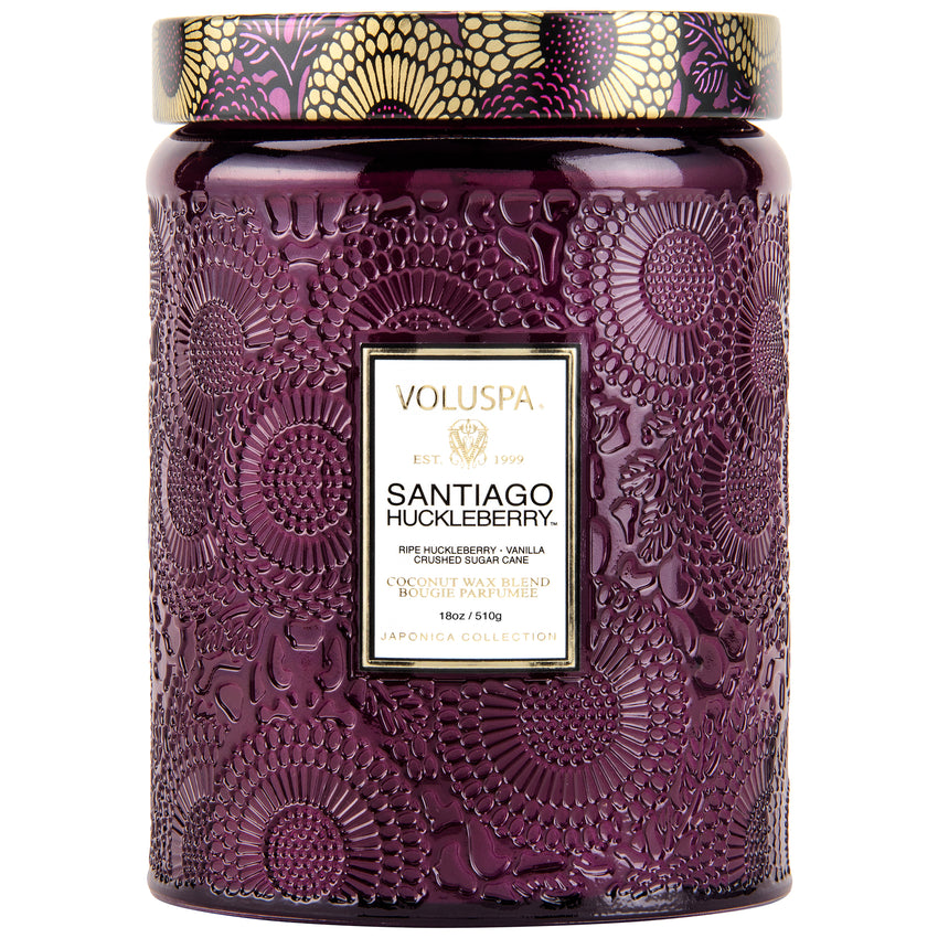 Santiago Huckleberry - Large Jar Candle