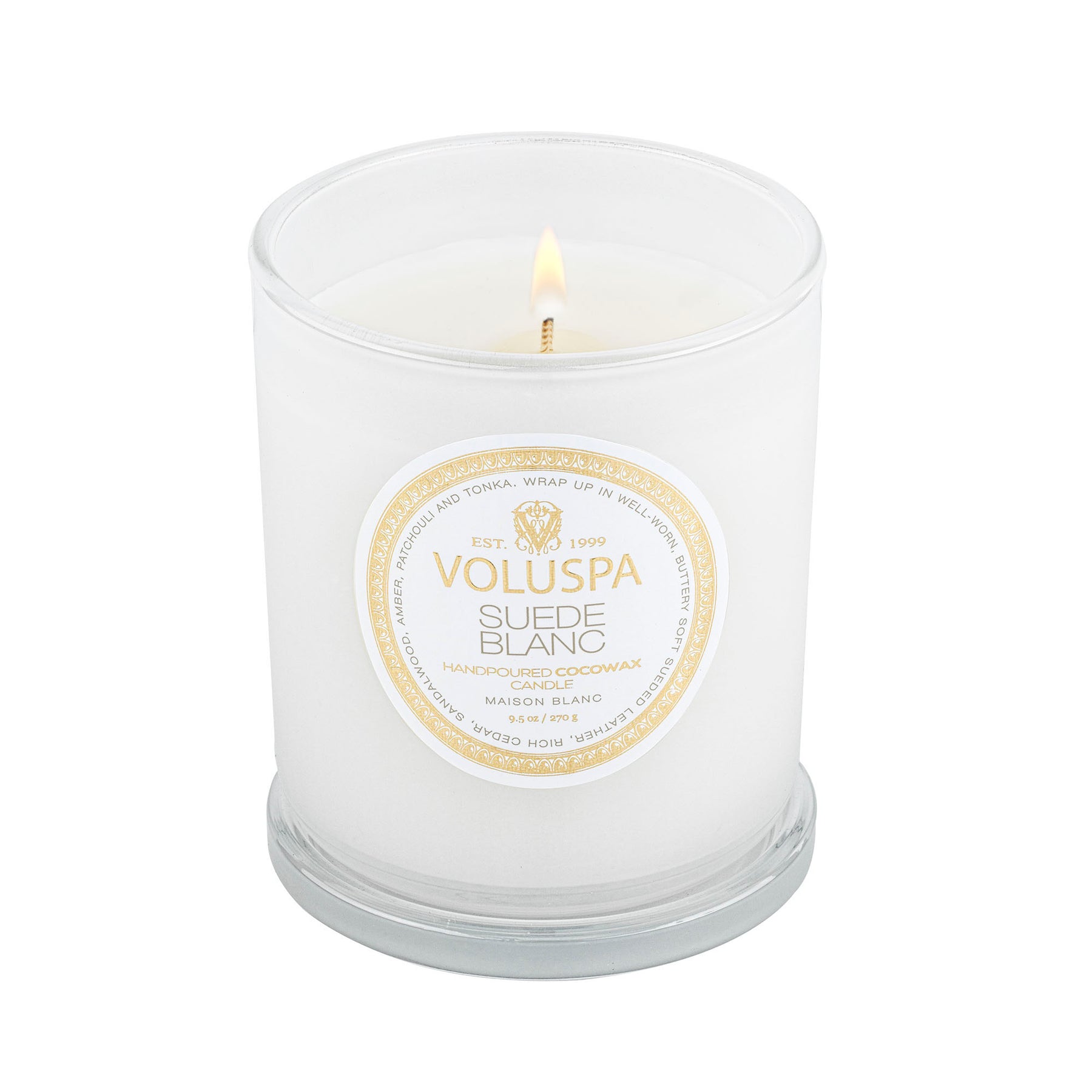 Suede Blanc - Classic Candle