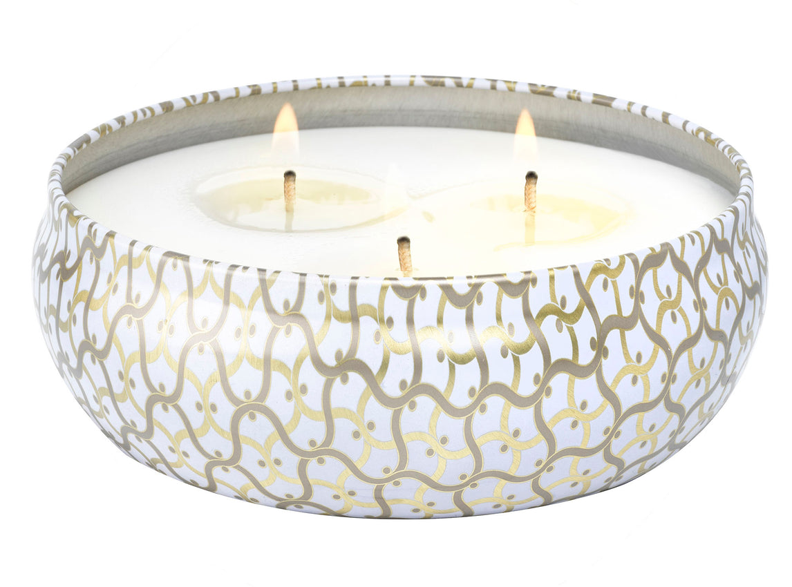 Suede Blanc - 3 Wick Tin Candle