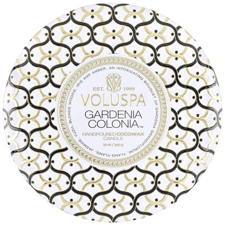 Gardenia Colonia - 3 Wick Tin Candle
