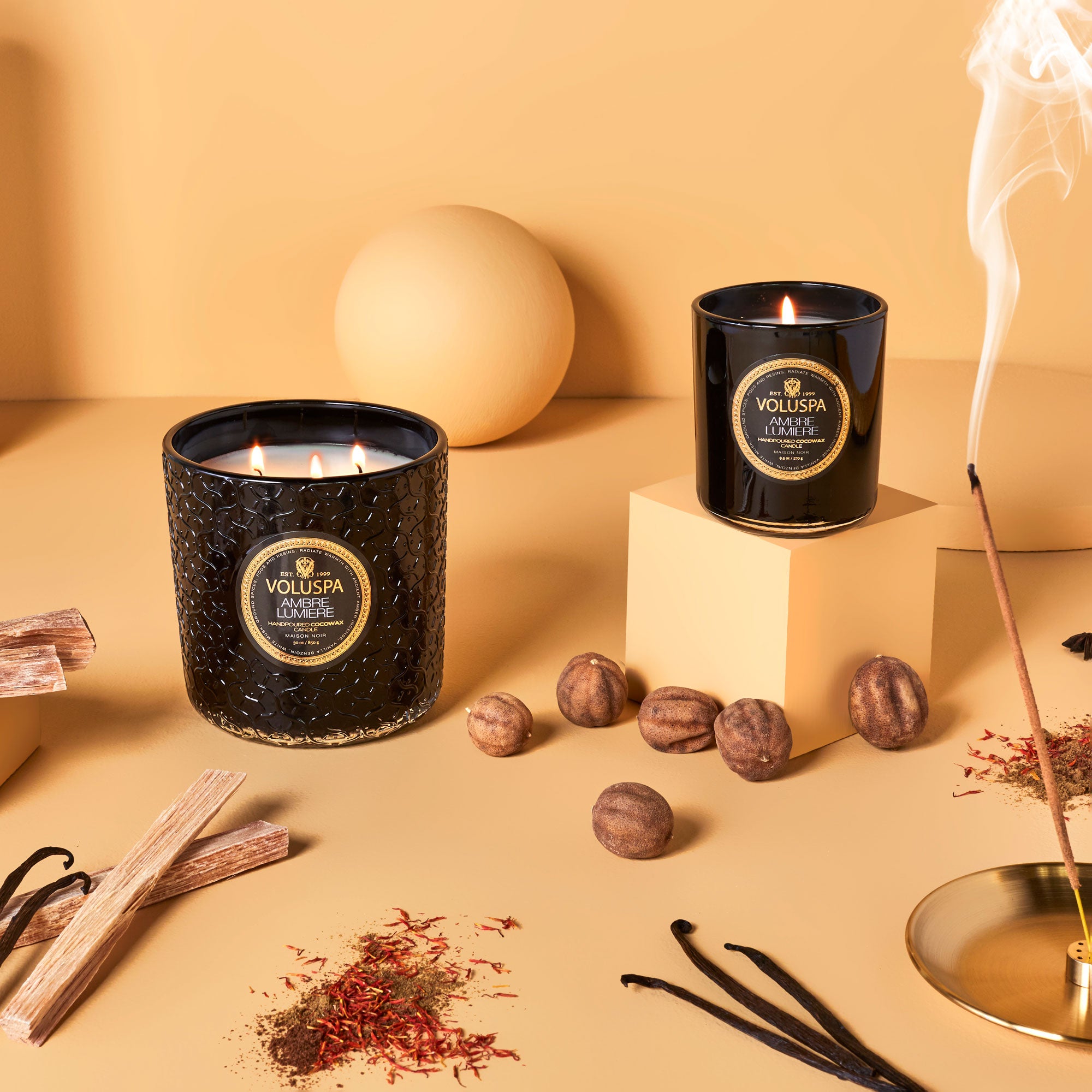 Ambre Lumiere - Luxe Candle