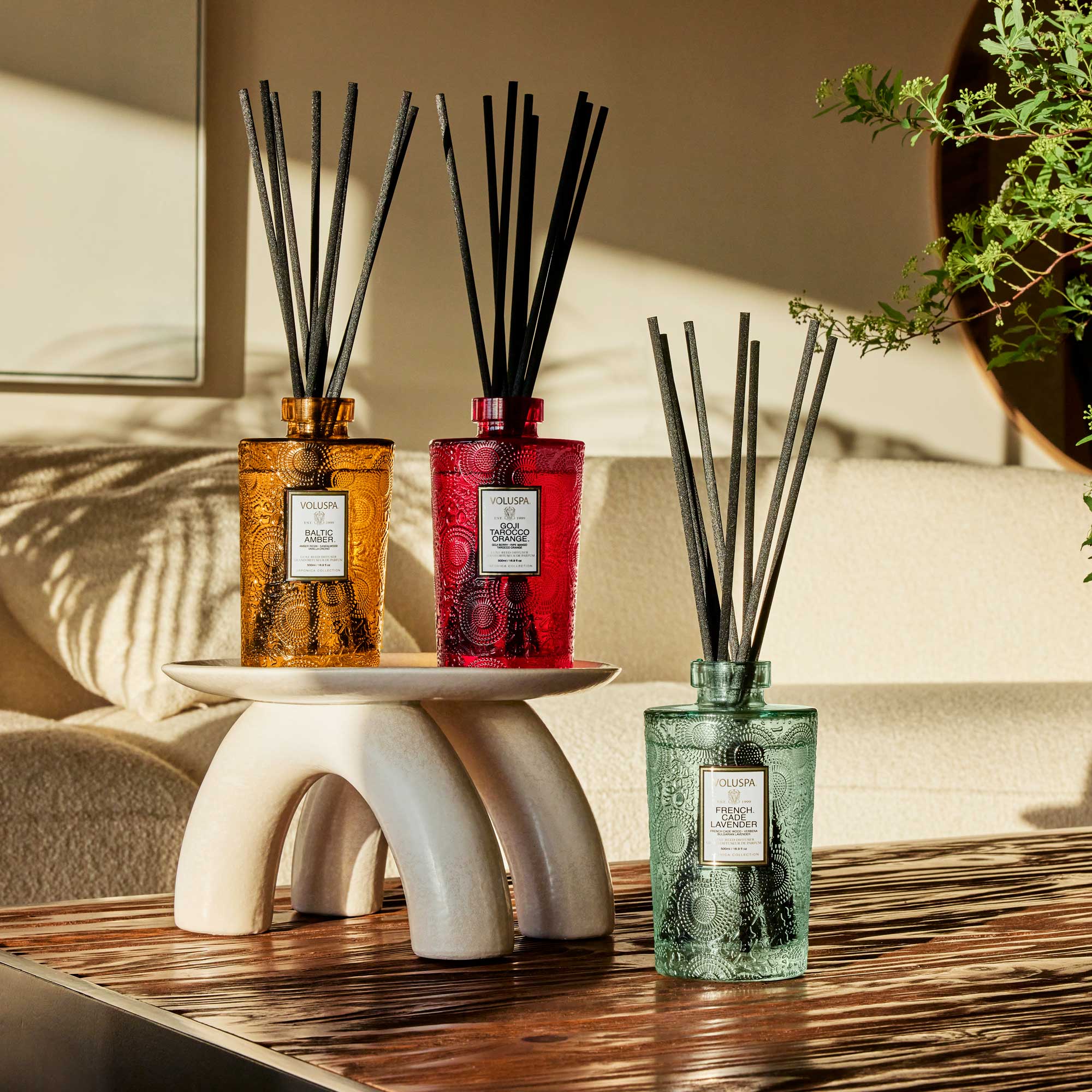 Lux Diffusers Forbidden Fig | Luxe Reed Diffuser | VOLUSPA