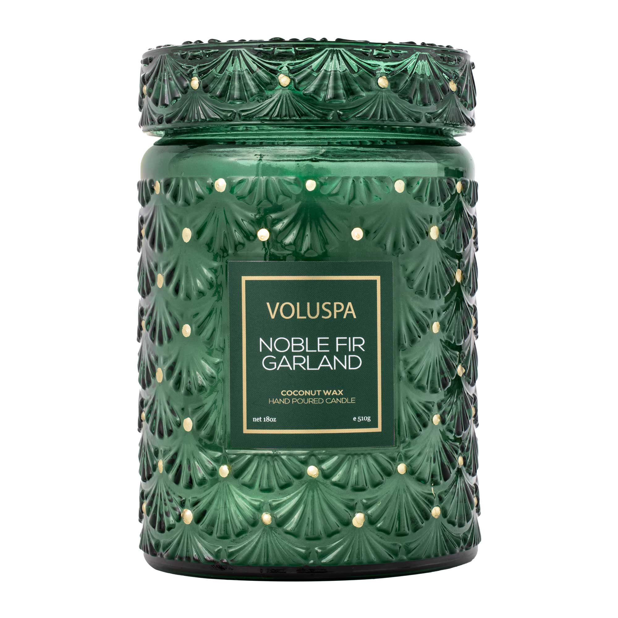 Noble Fir Garland - Large Jar Candle