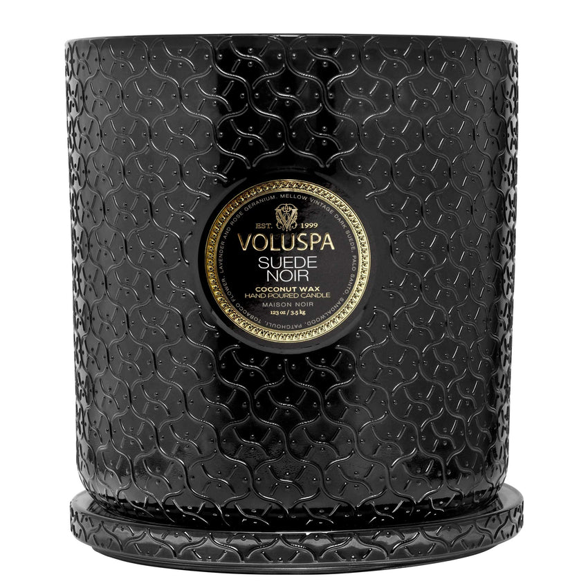 Suede Noir - 5 Wick Hearth Candle