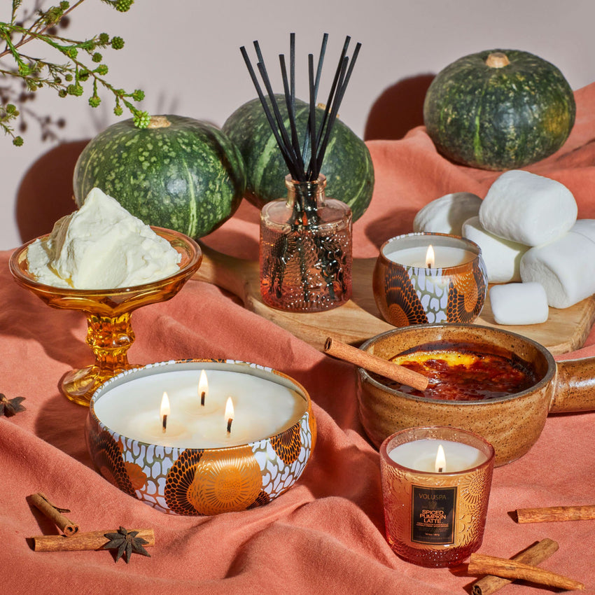 Spiced Pumpkin Latte - 3 Wick Tin Candle
