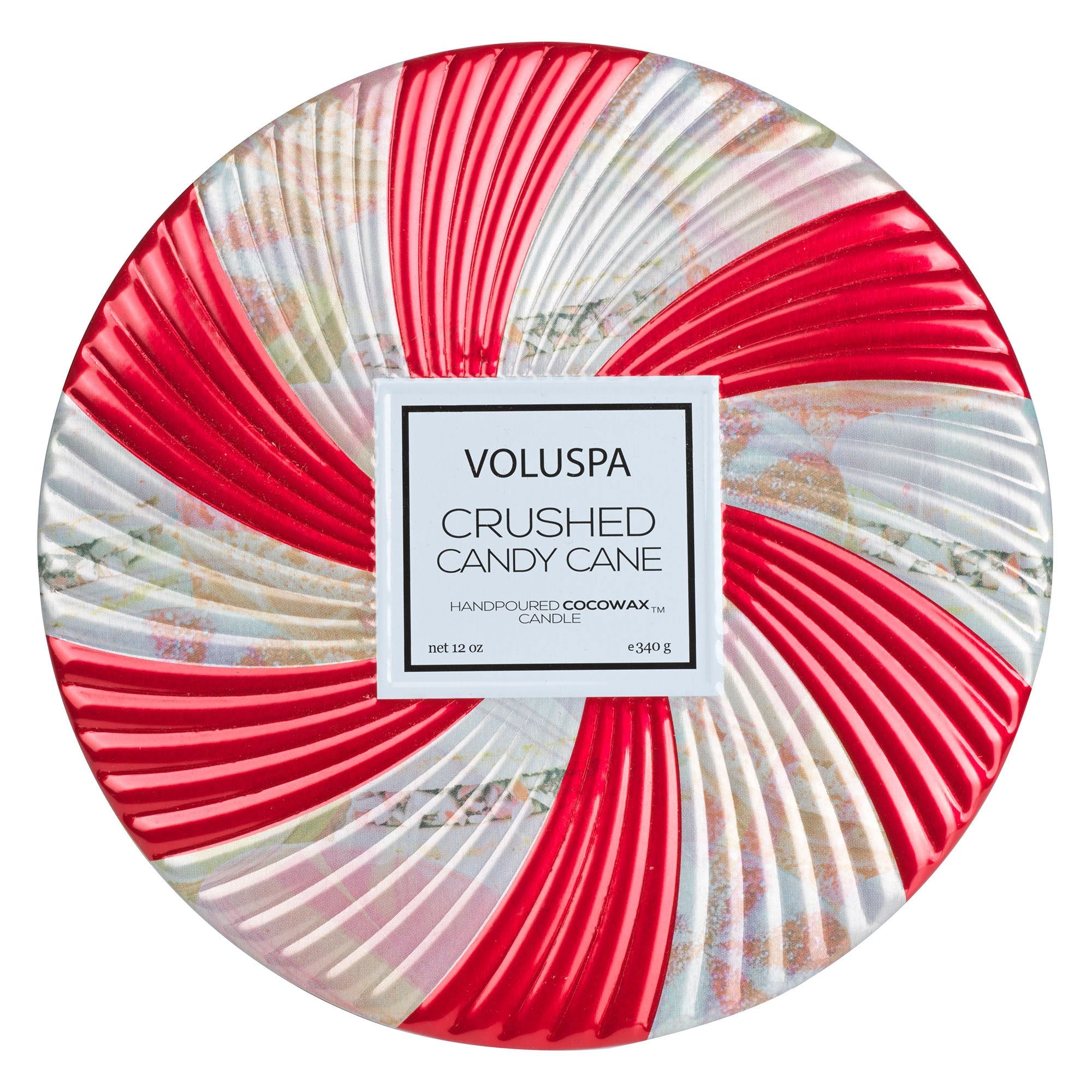 Crushed Candy Cane - 3 Wick Tin Candle