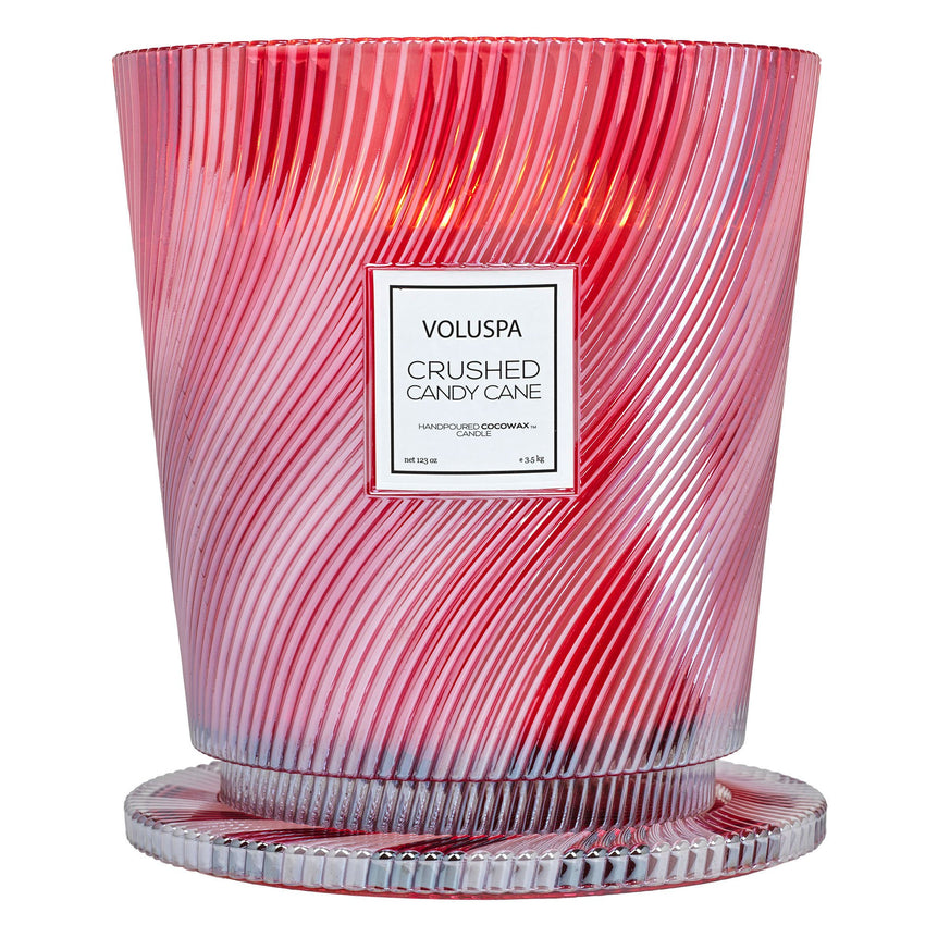 Crushed Candy Cane - 5 Wick Hearth Candle