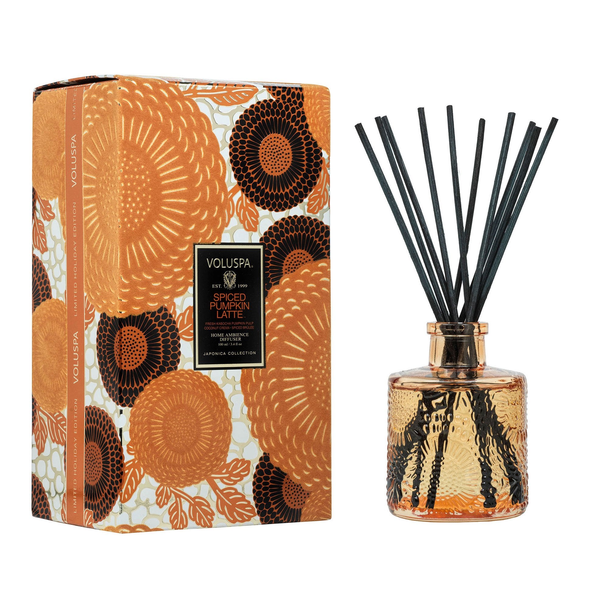 Spiced Pumpkin Latte | Reed Diffuser | VOLUSPA