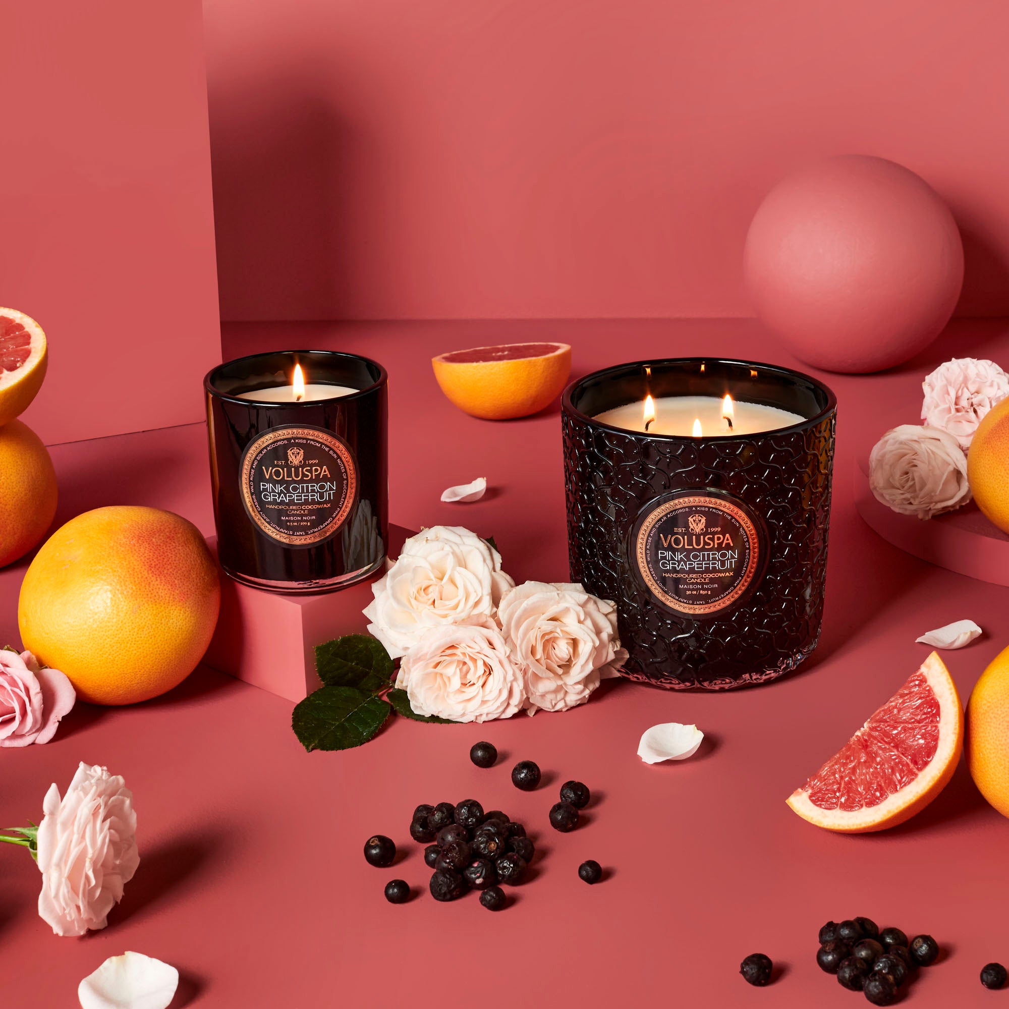Pink Citron Grapefruit - Luxe Candle