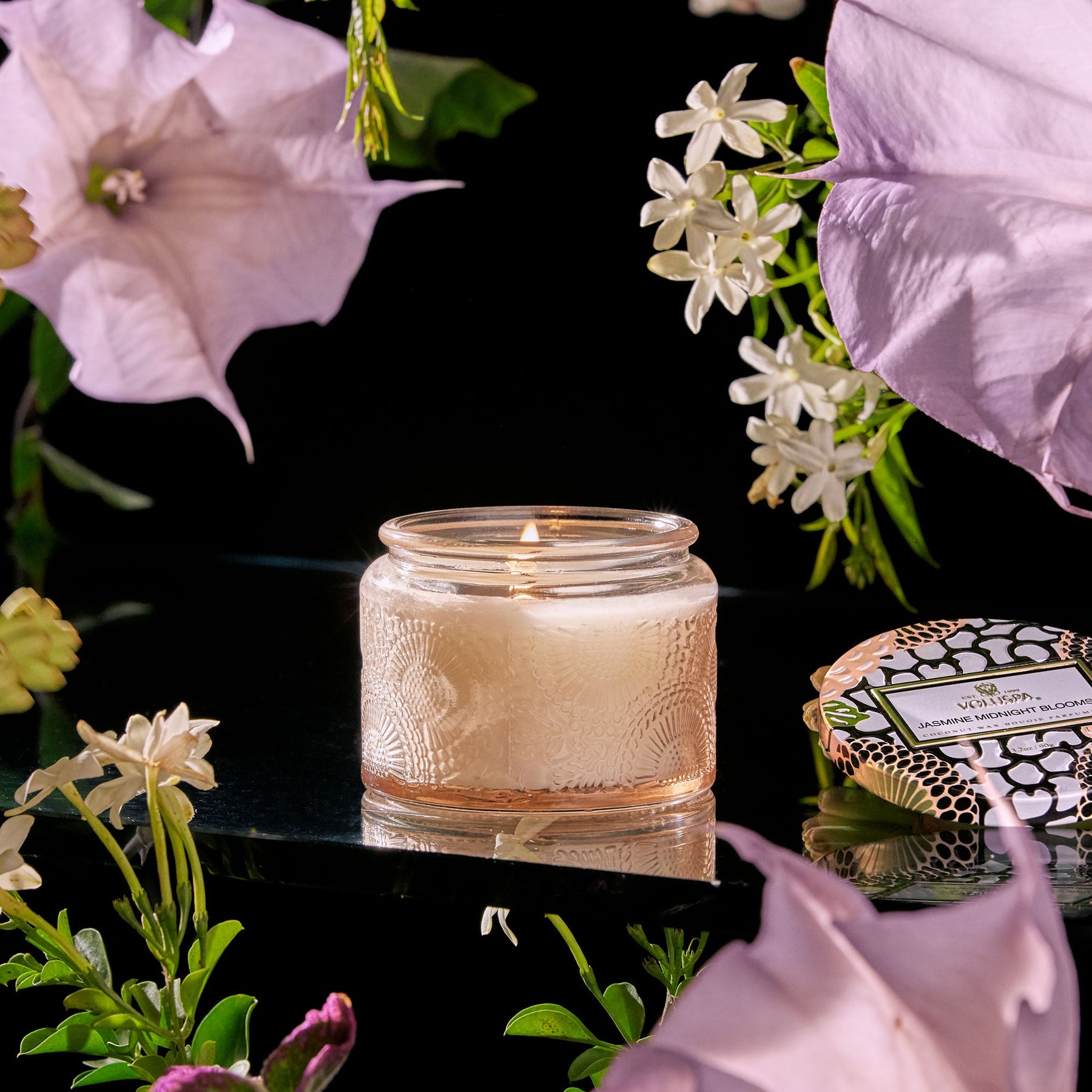 Jasmine Midnight Blooms - Petite Jar Candle