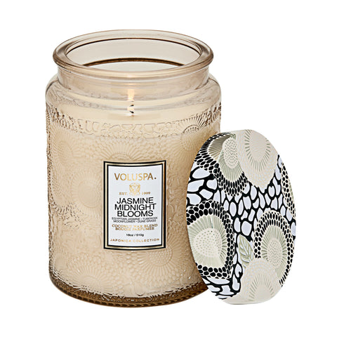 Jasmine Midnight Blooms - Large Jar Candle