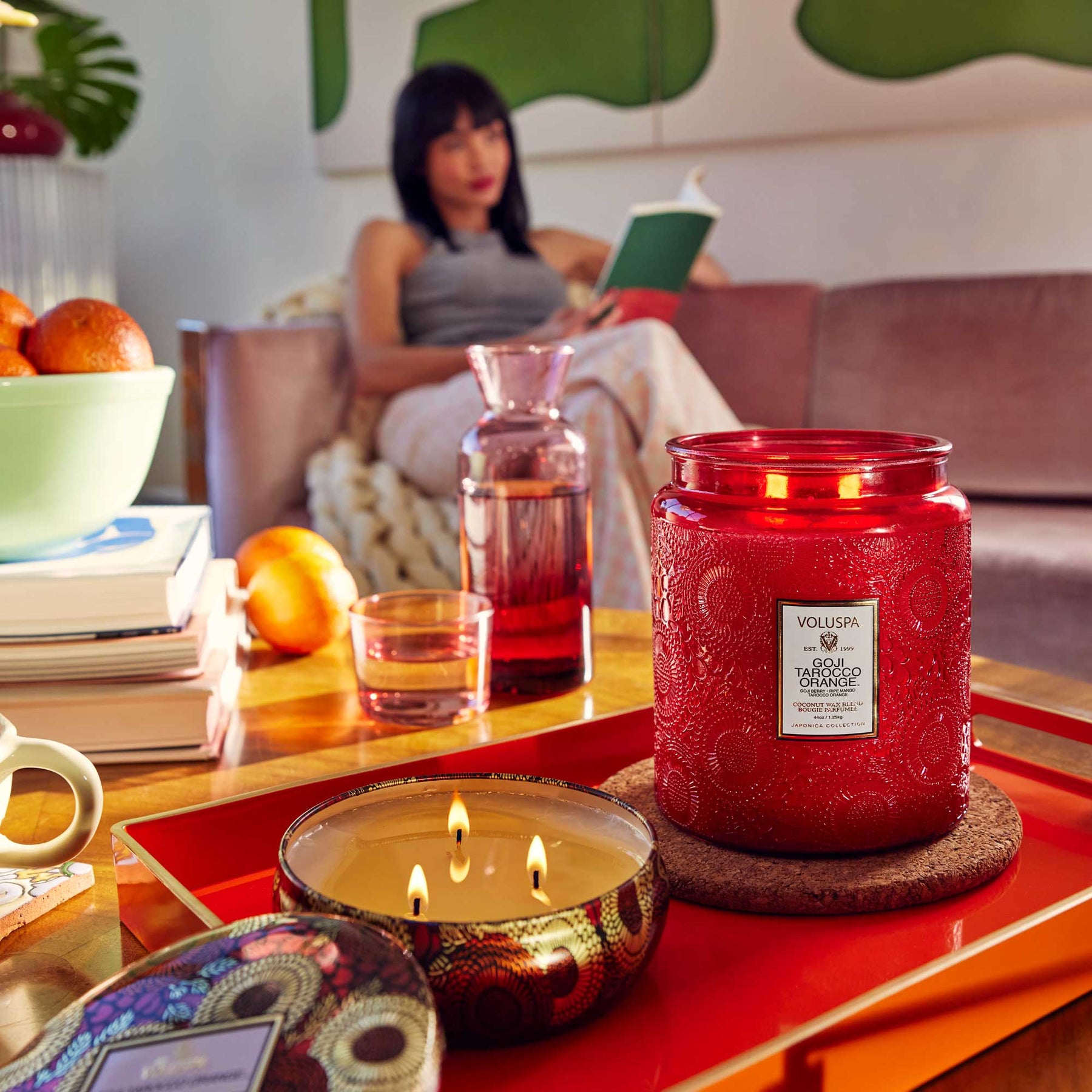 Goji Tarocco Orange - Luxe Jar Candle