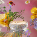 Wildflowers - 3 Wick Tin Candle