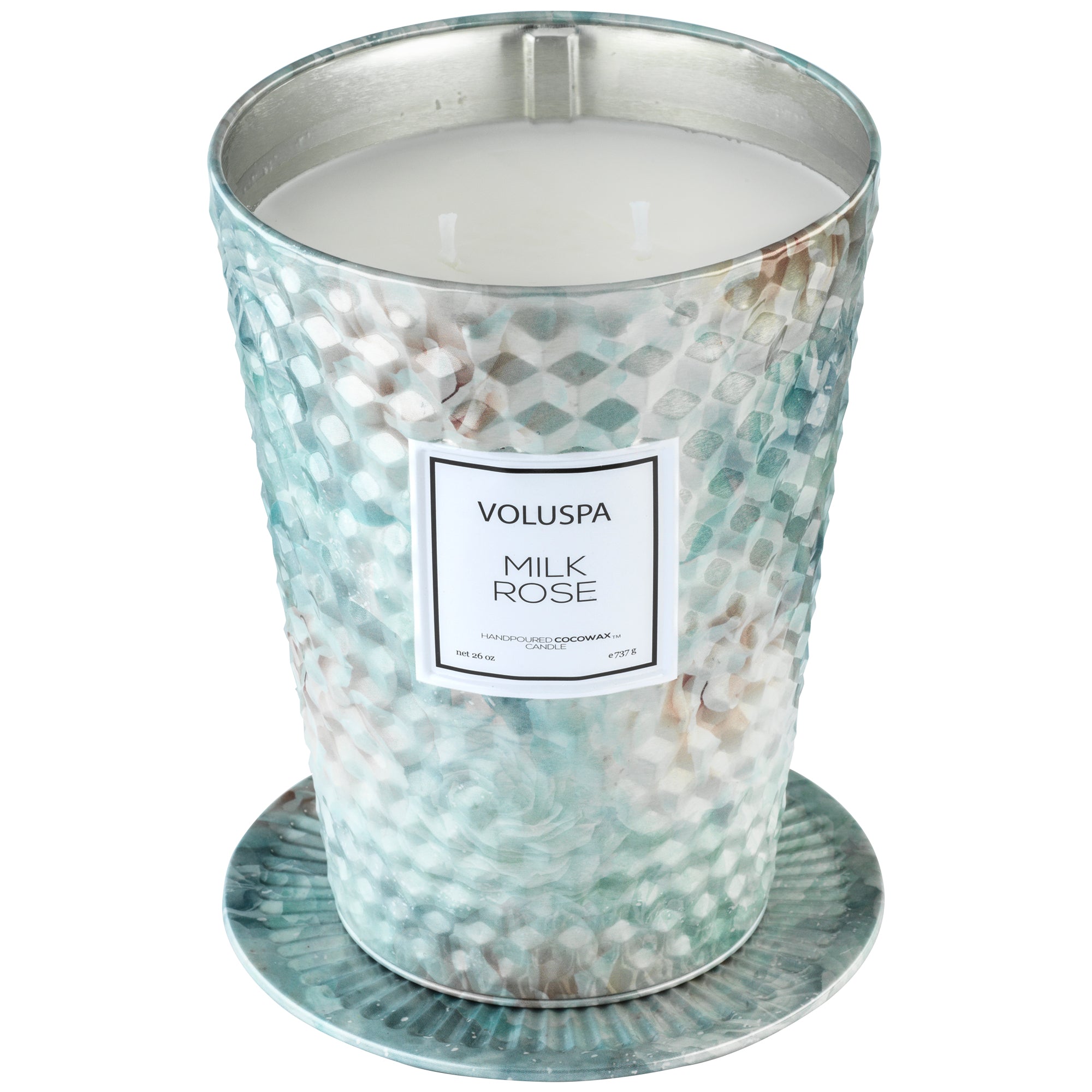 Milk Rose - 2 Wick Table Tin Candle