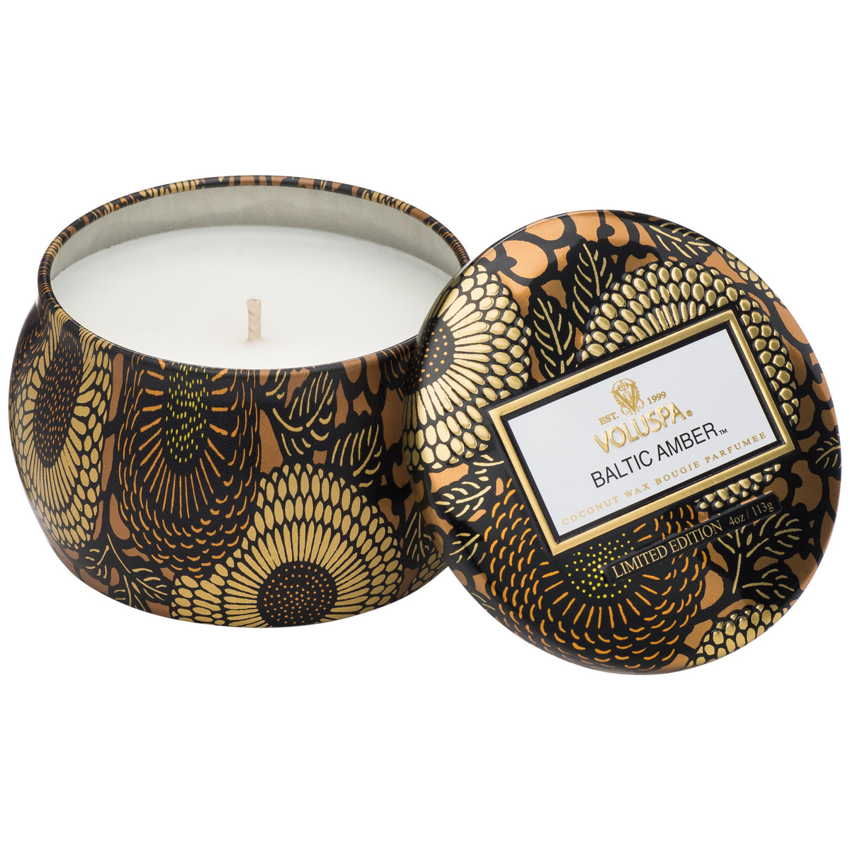 Baltic Amber | Mini Tin Candle | VOLUSPA